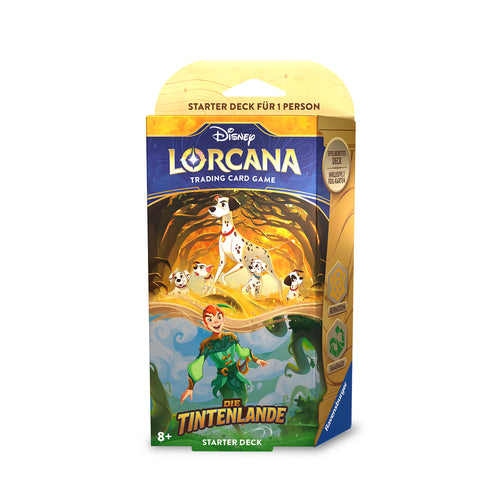 Produktbild Disney Lorcana Bernstein und Smaragd Starterset - Die Tintenlande Trading Card Game