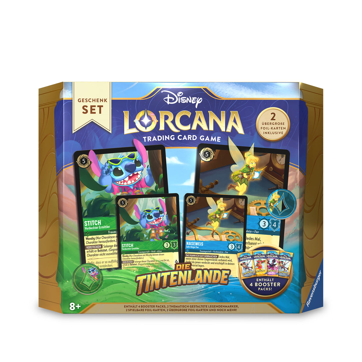 Produktbild Disney Lorcana Geschenkset - Die Tintenlande Trading Card Game