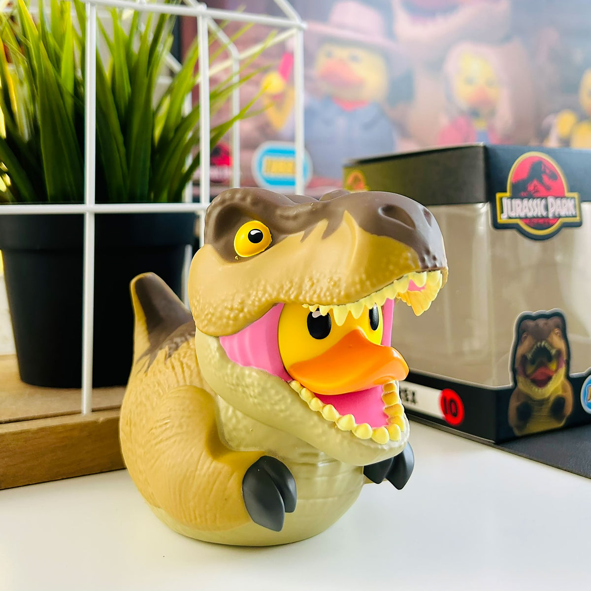 Produktbild Jurassic Park - T-Rex TUBBZ Deko Ente