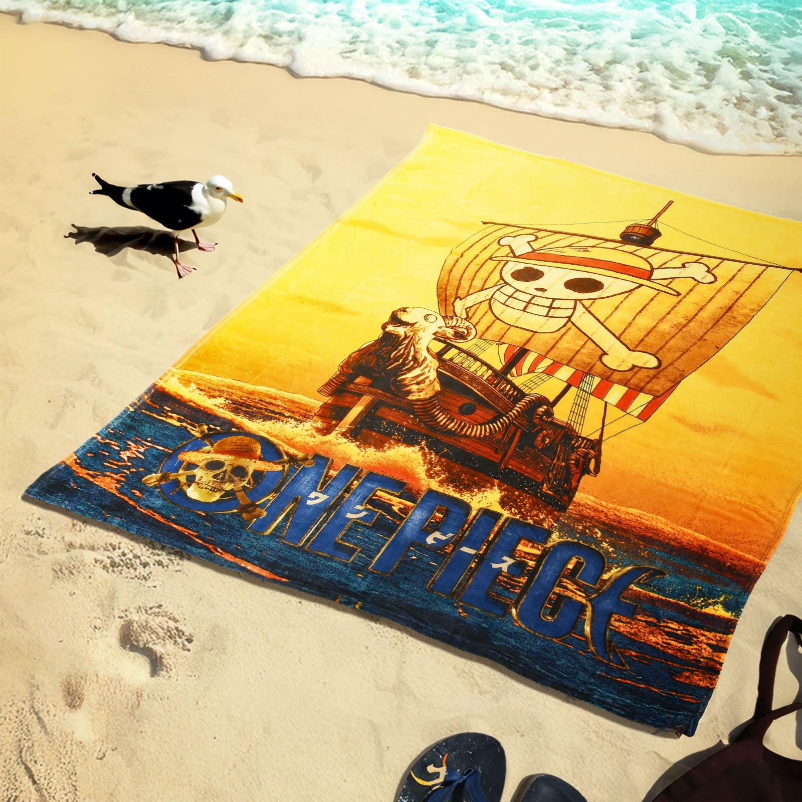 Produktbild One Piece - Flying Lamb Flauschdecke
