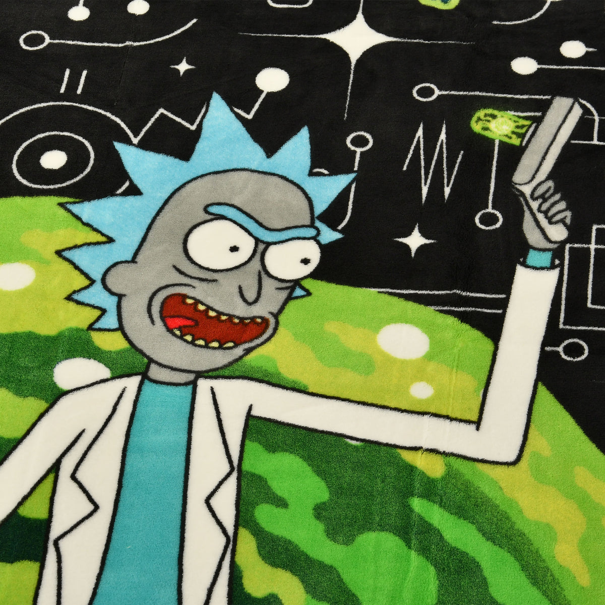 Produktbild Rick and Morty - Portal Flauschdecke