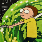 Produktbild Rick and Morty - Portal Flauschdecke