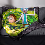 Produktbild Rick and Morty - Portal Flauschdecke