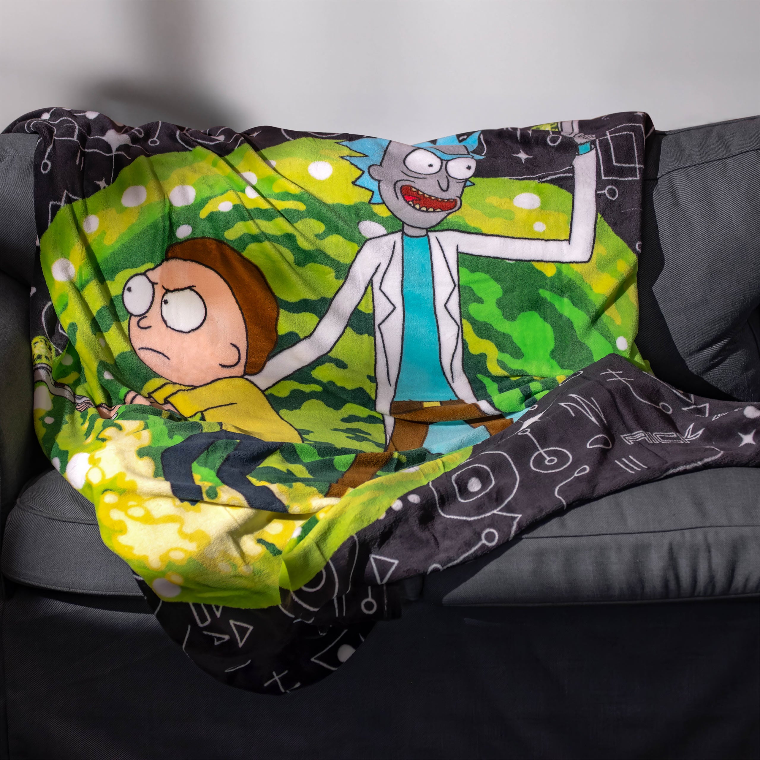 Produktbild Rick and Morty - Portal Flauschdecke