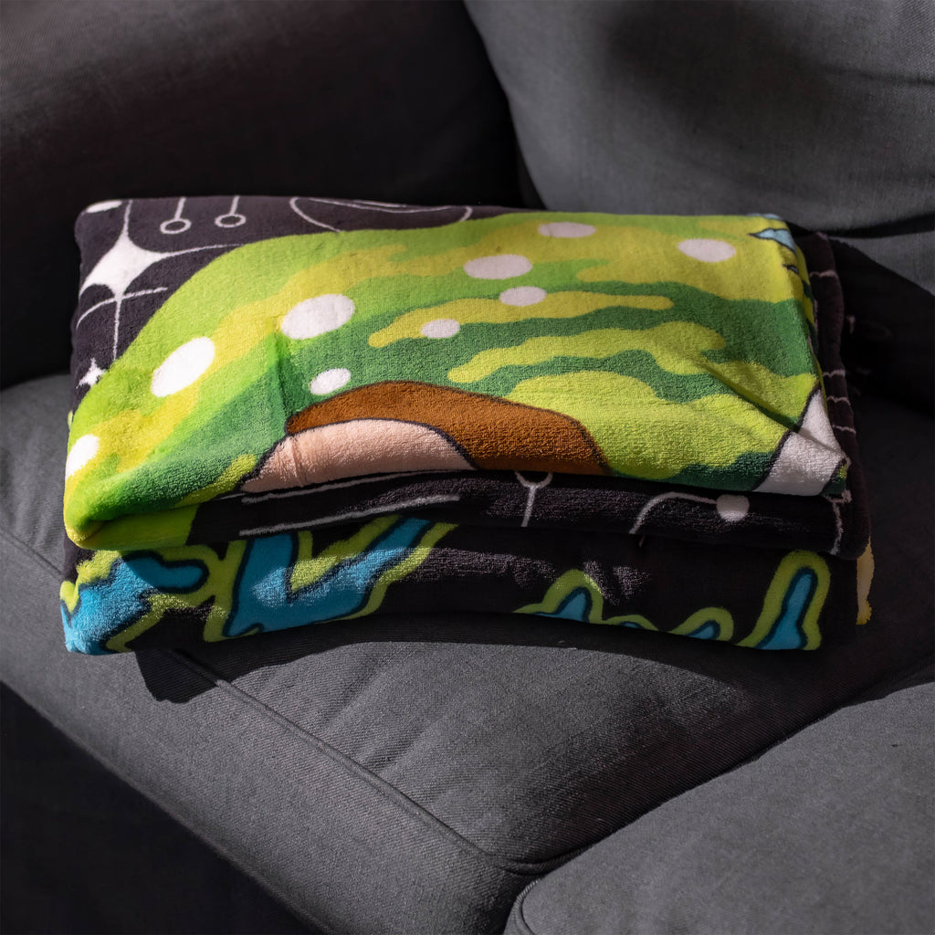 Produktbild Rick and Morty - Portal Flauschdecke