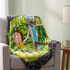 Produktbild Rick and Morty - Portal Flauschdecke