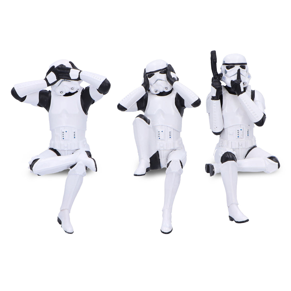 Produktbild Original Stormtrooper Don't See Hear Speak Figurenset sitzend