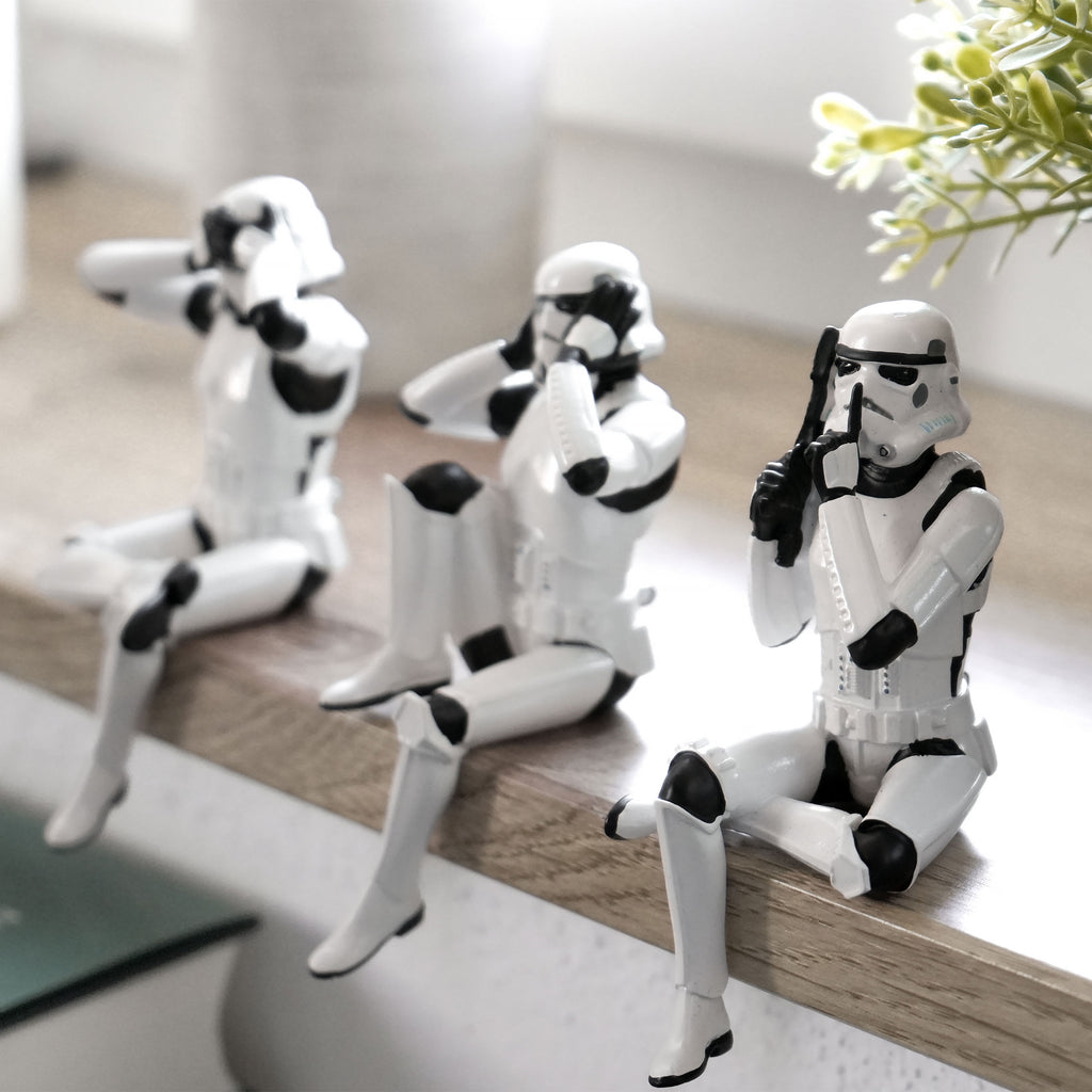 Produktbild Original Stormtrooper Don't See Hear Speak Figurenset sitzend