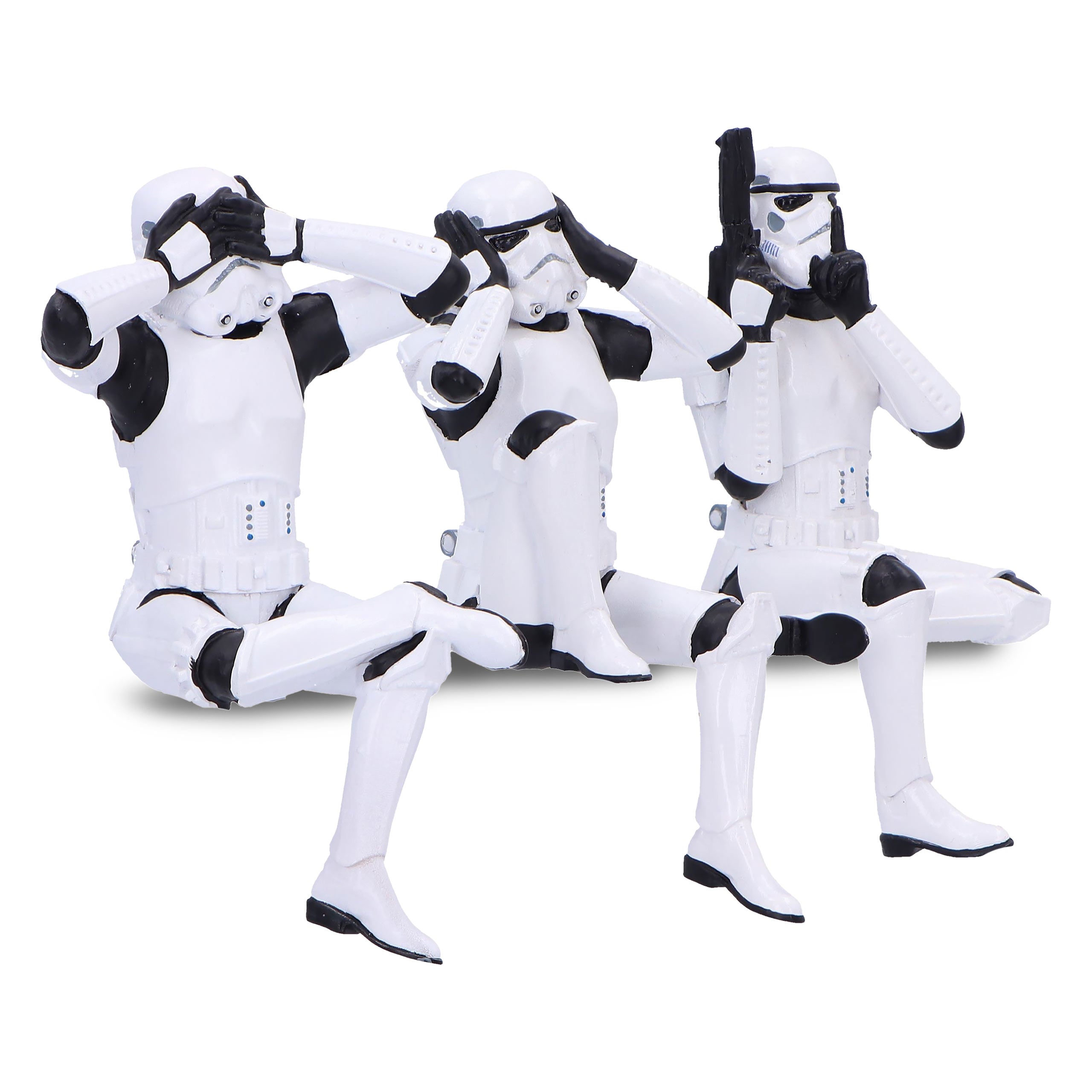 Produktbild Original Stormtrooper Don't See Hear Speak Figurenset sitzend