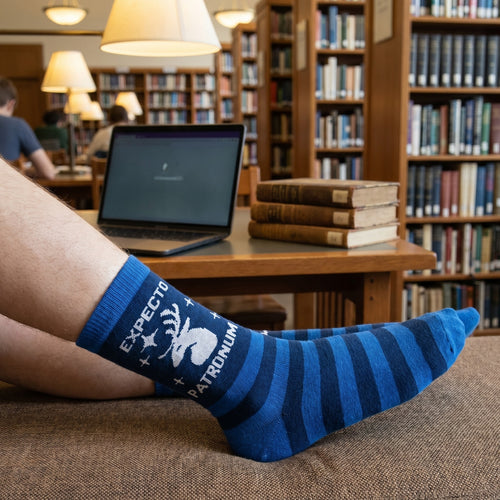 Produktbild Harry Potter - Expecto Patronum Socken blau