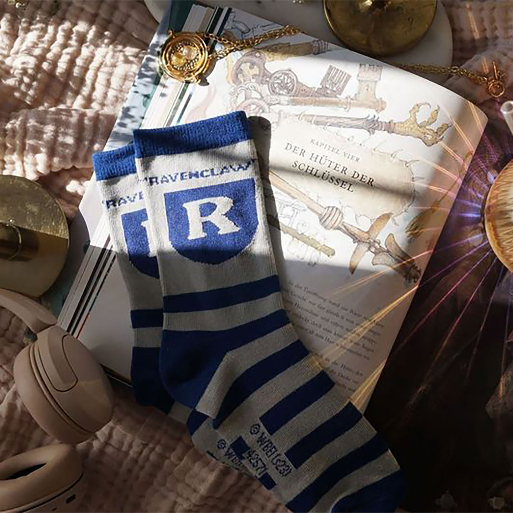 Produktbild Harry Potter - Ravenclaw Logo Socken blau-grau