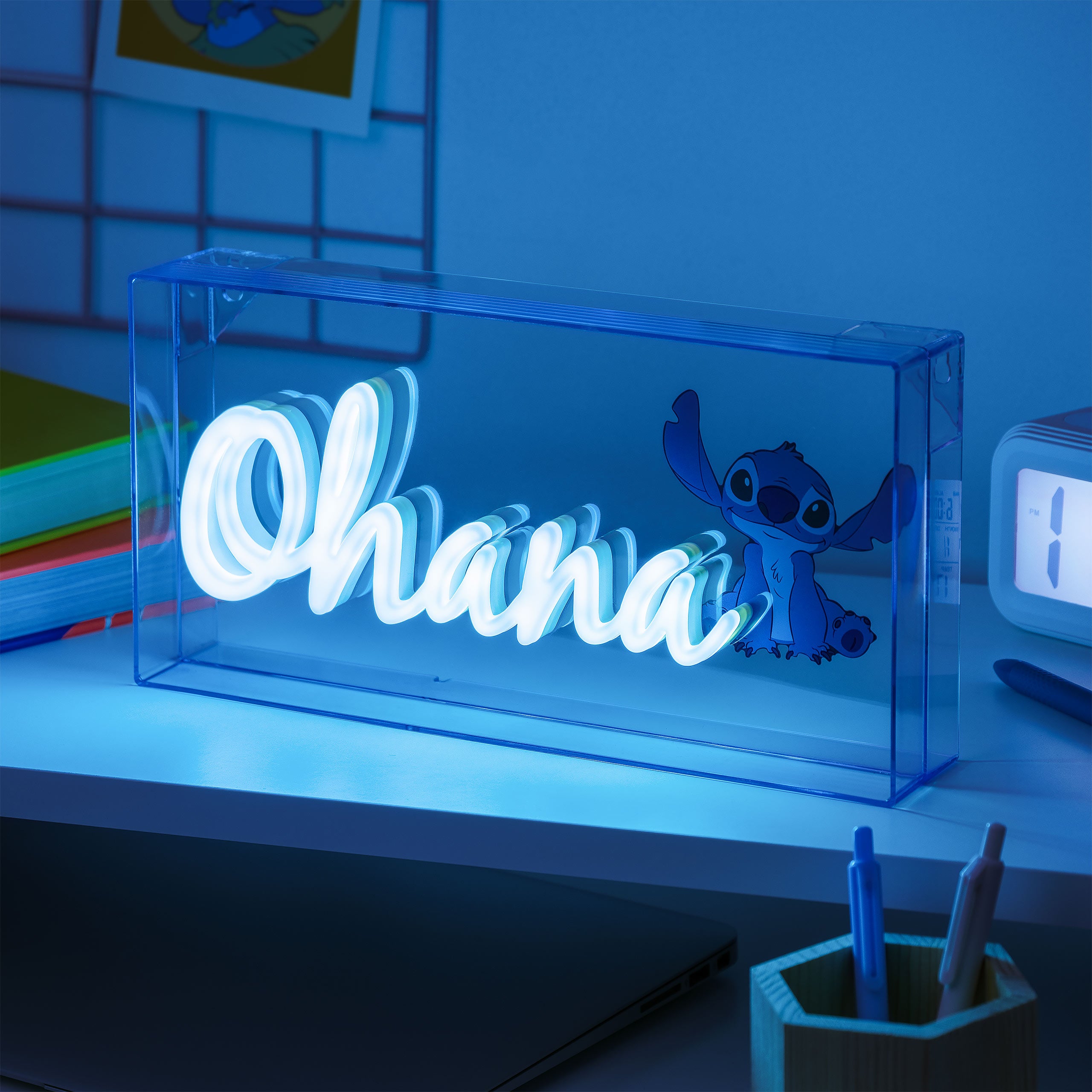 Produktbild Stitch Ohana Neon Lampe - Lilo & Stitch