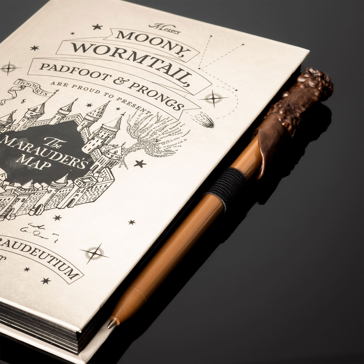 Produktbild Harry Potter - Karte des Rumtreibers Notizbuch mit UV-Zauberstabstift