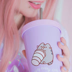 Produktbild Pusheen - Enjoy Every Day Trinkbecher mit Strohhalm
