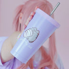 Produktbild Pusheen - Enjoy Every Day Trinkbecher mit Strohhalm