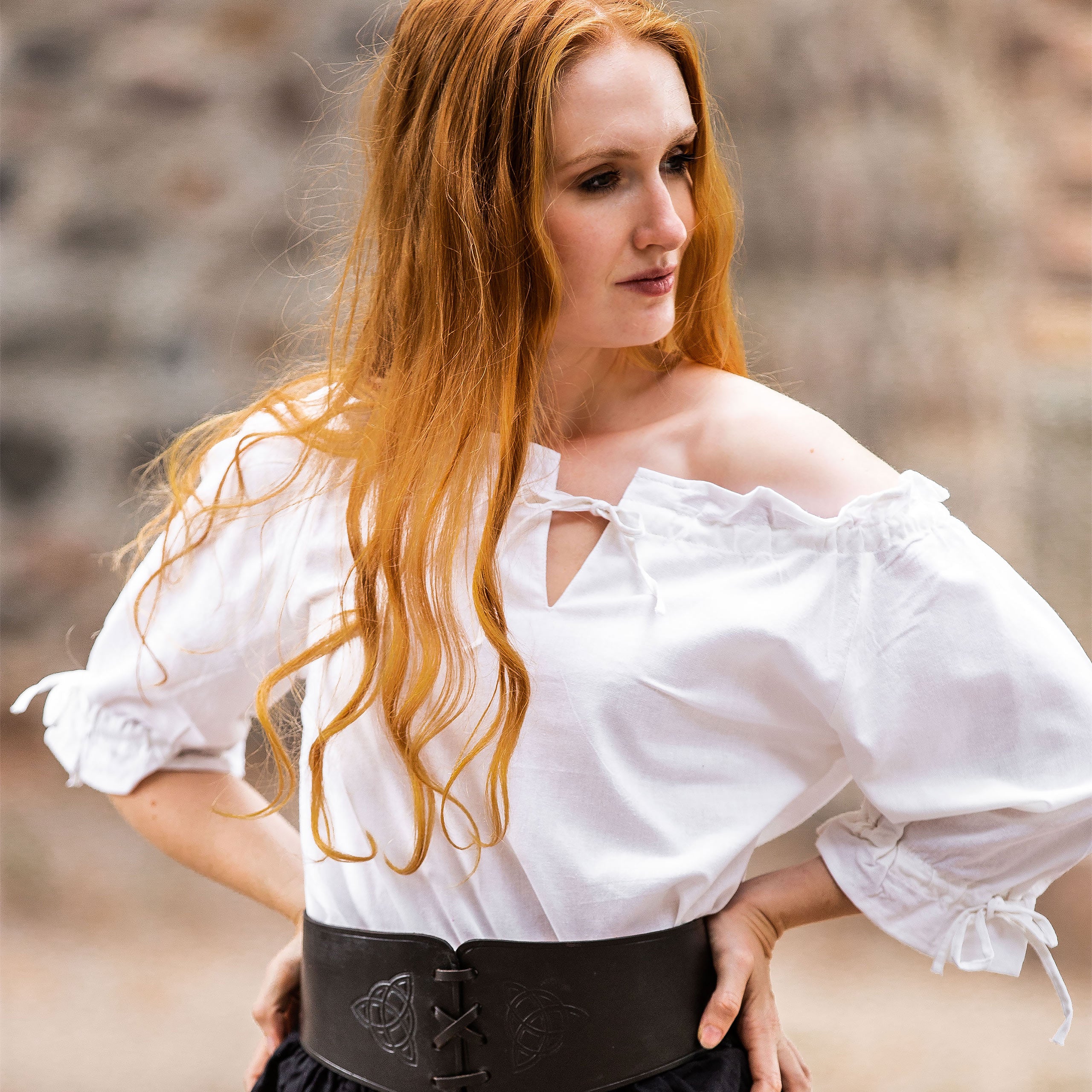 Product image Medieval Short-Sleeve Blouse Vera white