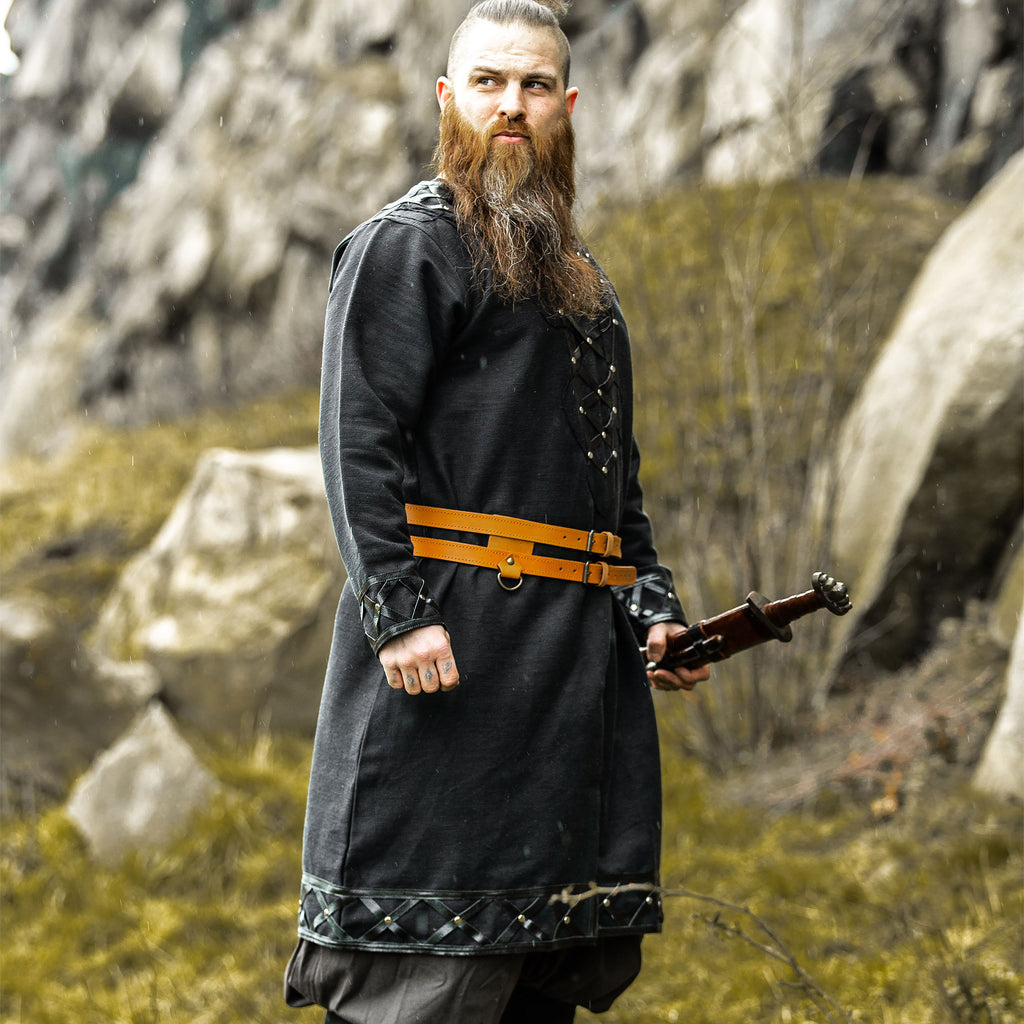 Produktbild Mittelalter Wikinger Tunika schwarz