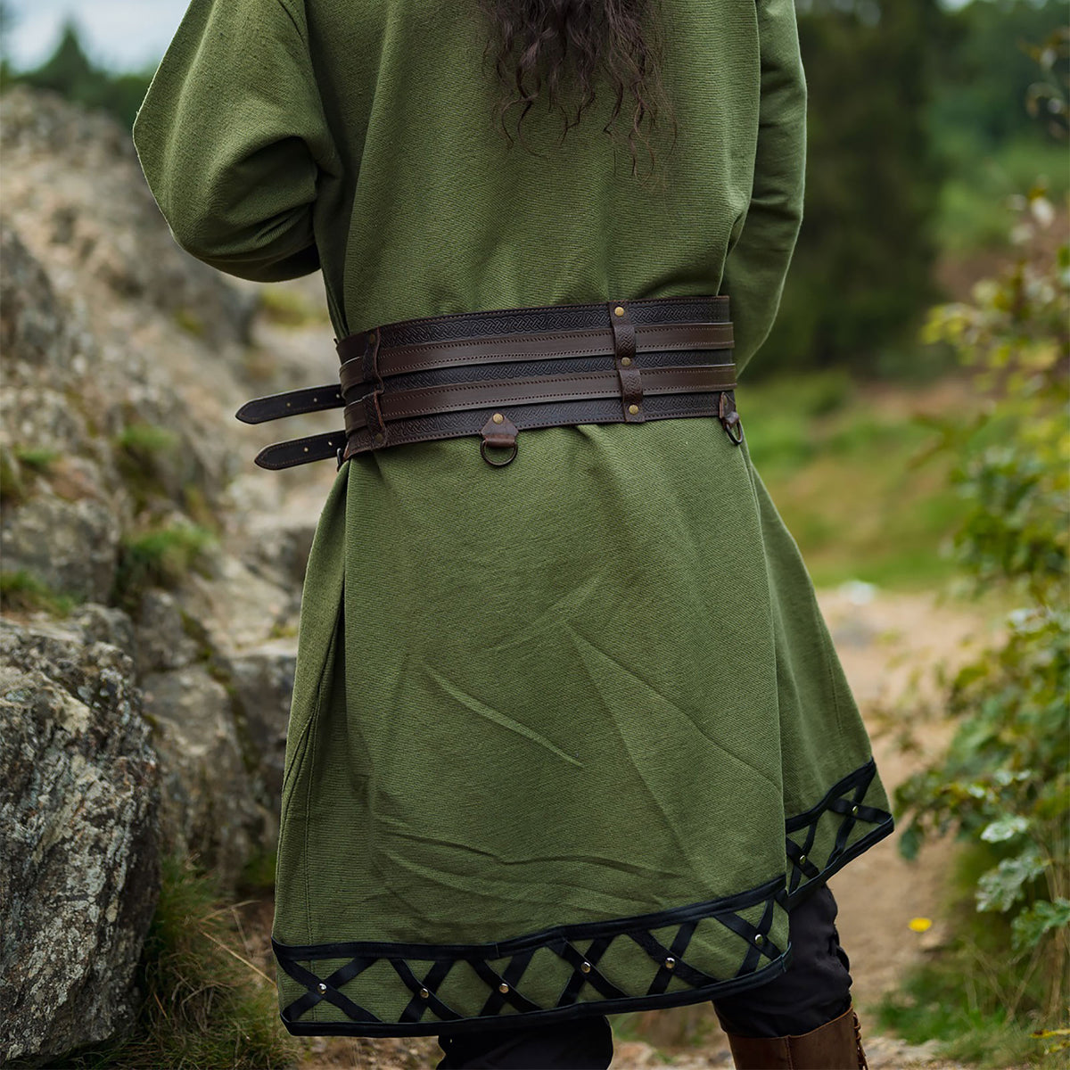 Produktbild Mittelalter Wikinger Tunika grün