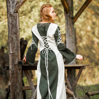 Produktbild Mittelalter Kleid mit Schnürung grün-natur