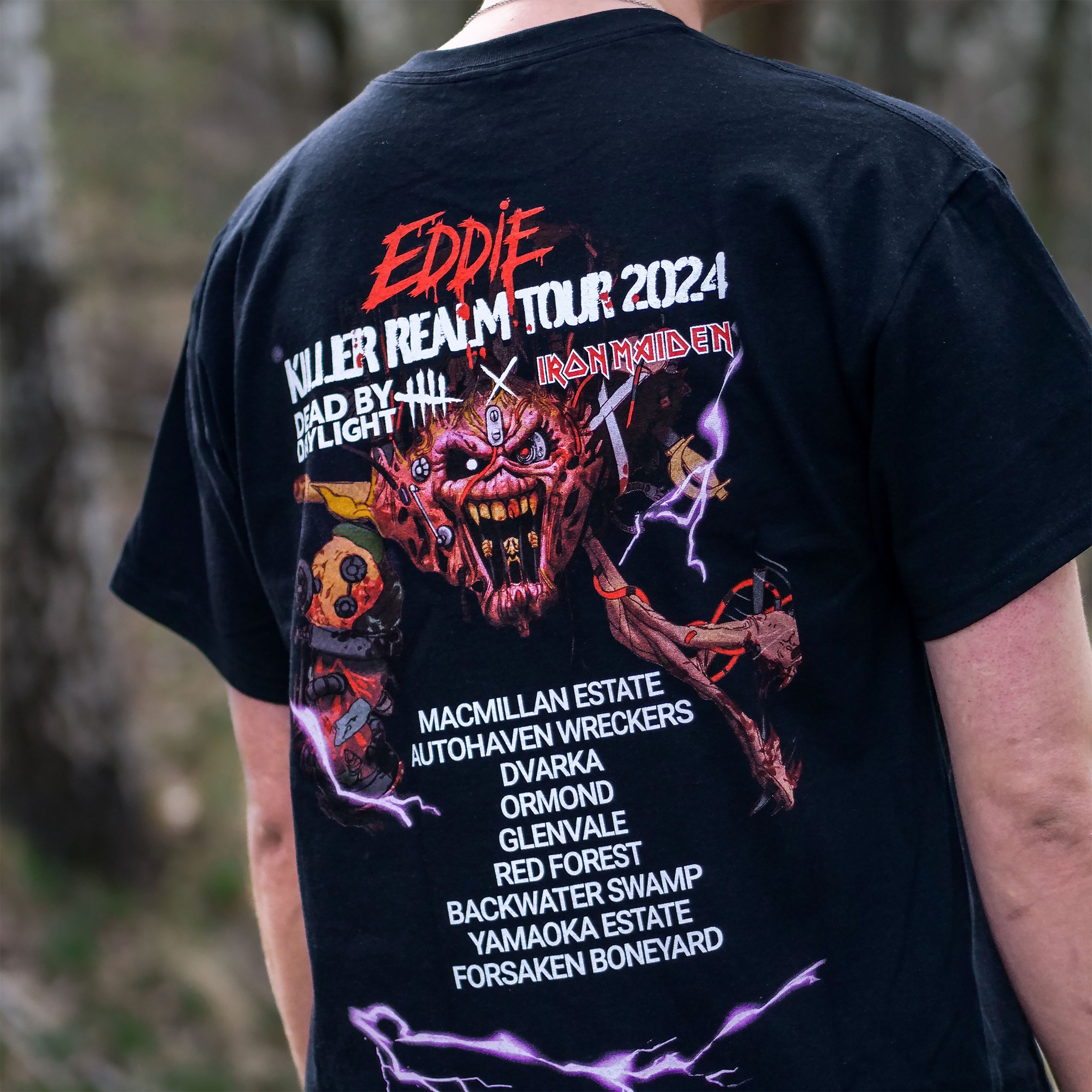 Produktbild Dead by Daylight x Iron Maiden - Eddie Killer Realm Tour 2024 T-Shirt