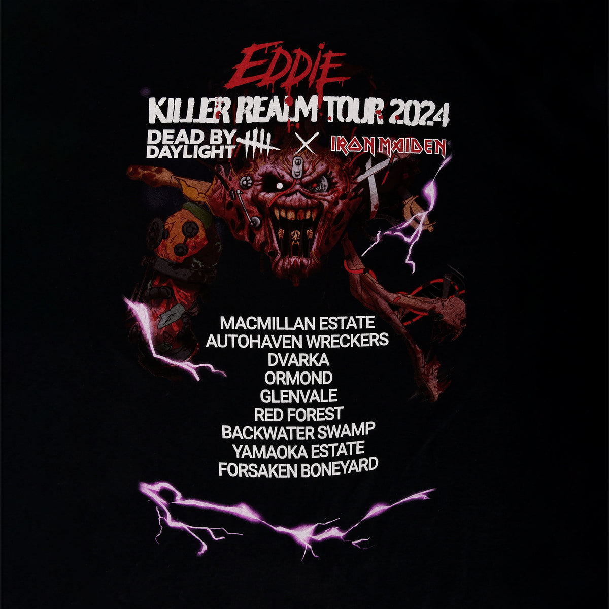 Produktbild Dead by Daylight x Iron Maiden - Eddie Killer Realm Tour 2024 T-Shirt