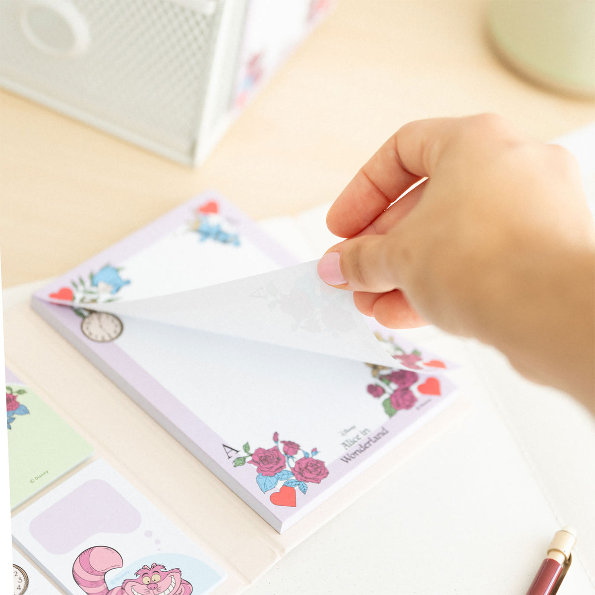 Produktbild Alice im Wunderland - Haftnotizen Buch