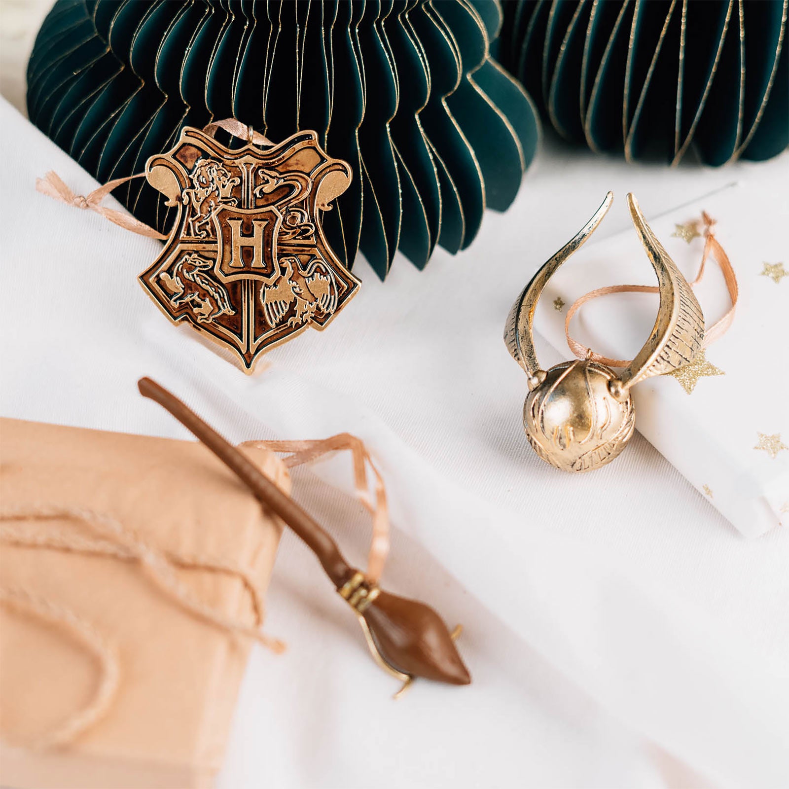 Produktbild Harry Potter - Hogwarts Weihnachtsbaum-Schmuck 3er Set