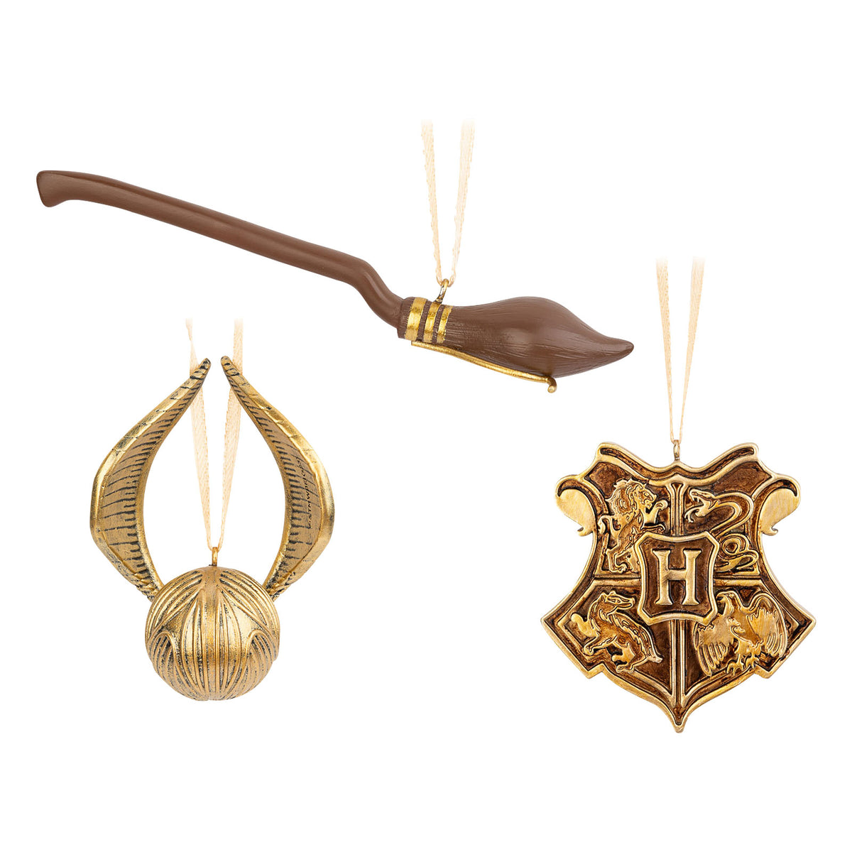 Produktbild Harry Potter - Hogwarts Weihnachtsbaum-Schmuck 3er Set