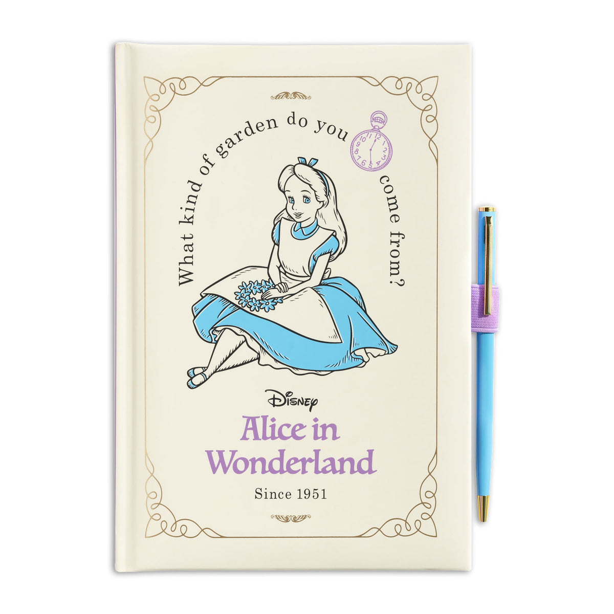 Produktbild Alice im Wunderland - Garden Notizbuch mit Kugelschreiber