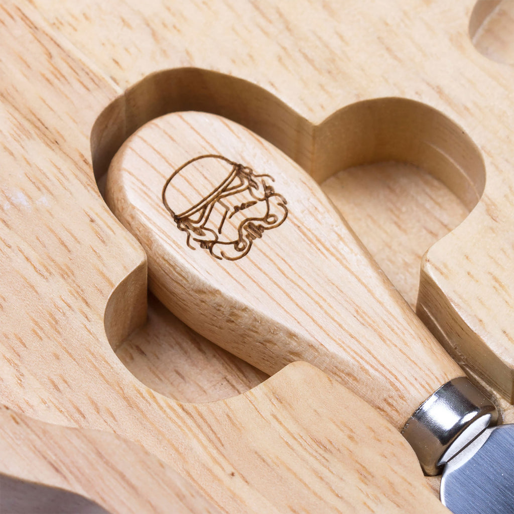 Product image Original Stormtrooper Cheese Board including Knife Set for Star Wars Fans