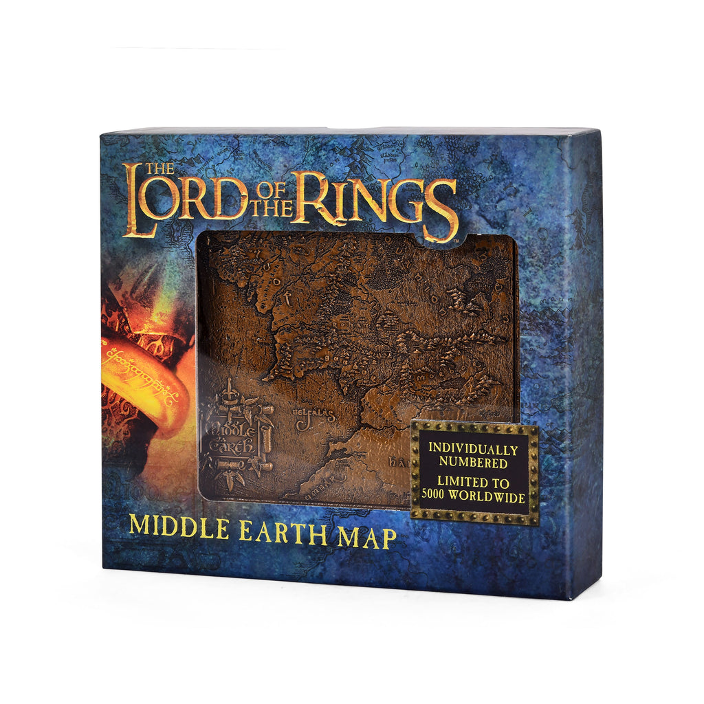Produktbild Der Herr der Ringe - Mittelerdekarte Replik mit Präsentationsdisplay