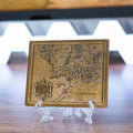Produktbild Der Herr der Ringe - Mittelerdekarte Replik mit Präsentationsdisplay
