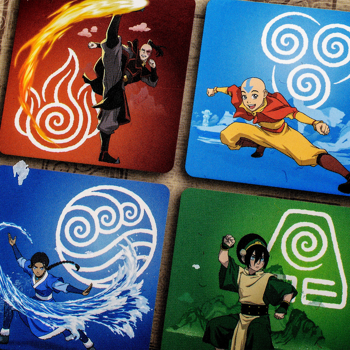 Produktbild Avatar The Last Airbender - Group Untersetzer 4er Set