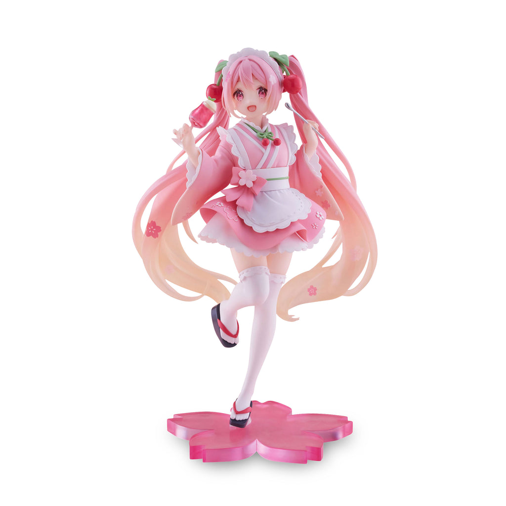 Produktbild Hatsune Miku - Sakura Miku Figur Japanese Cafe Version