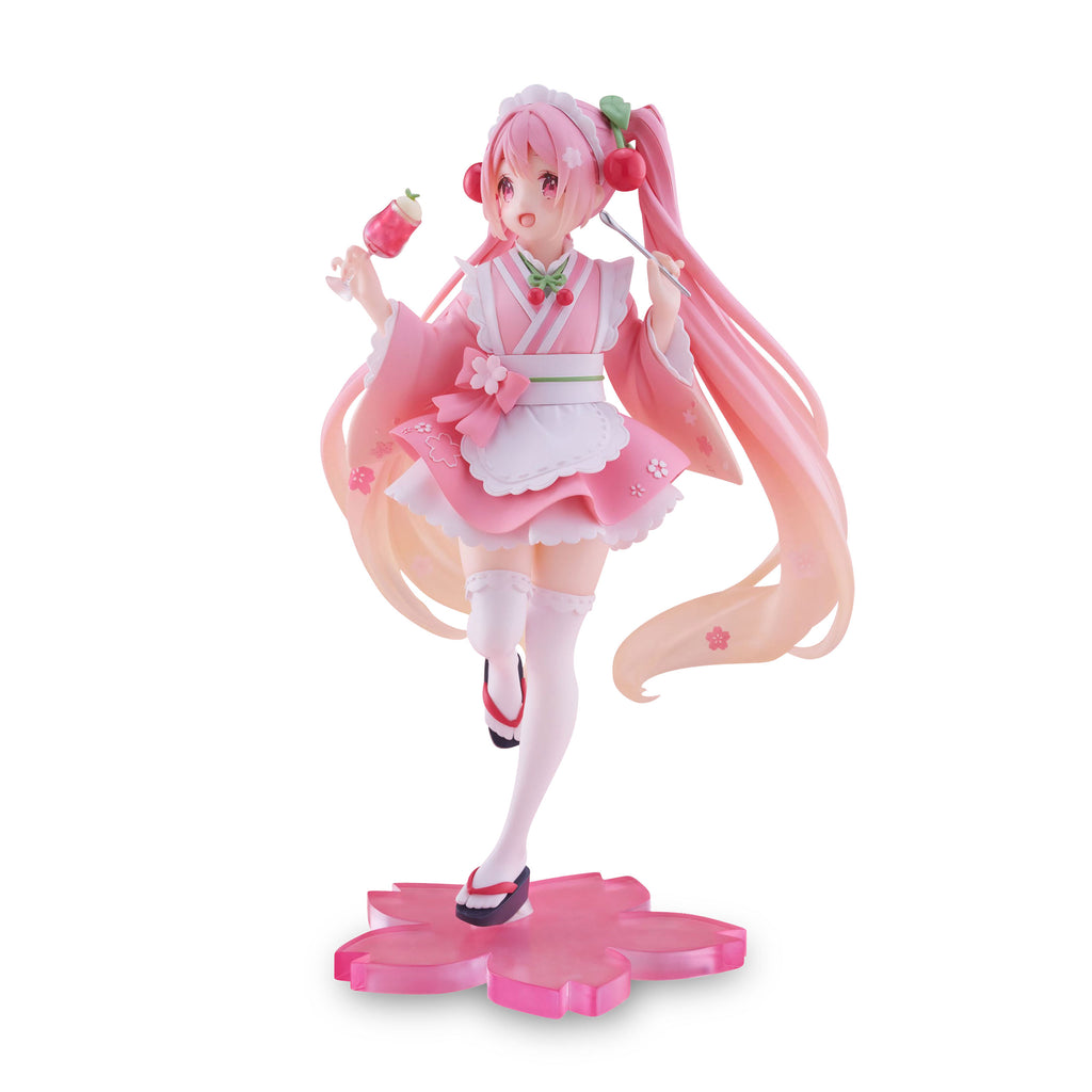Produktbild Hatsune Miku - Sakura Miku Figur Japanese Cafe Version