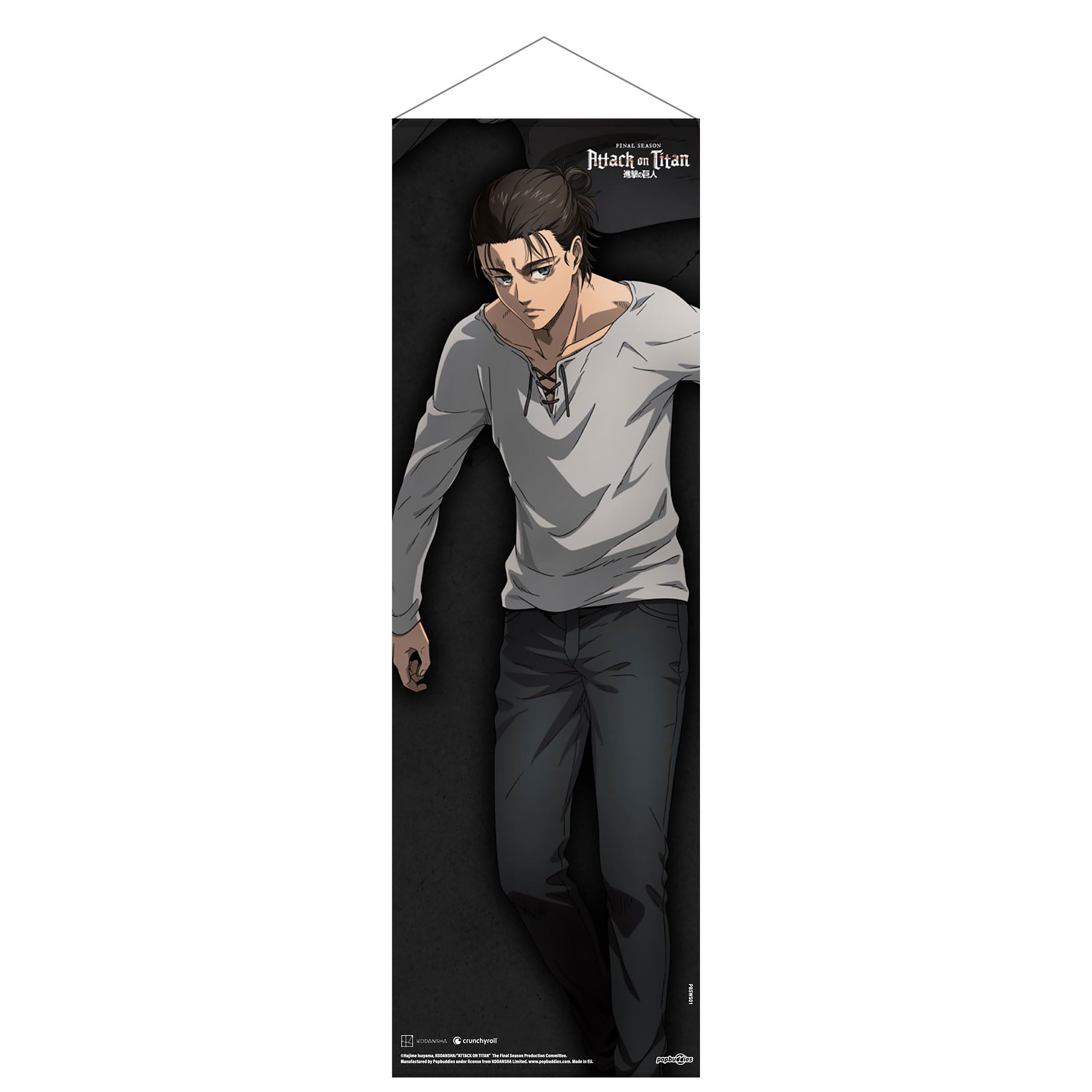 Produktbild Attack on Titan - Eren Jaeger Wall Scroll