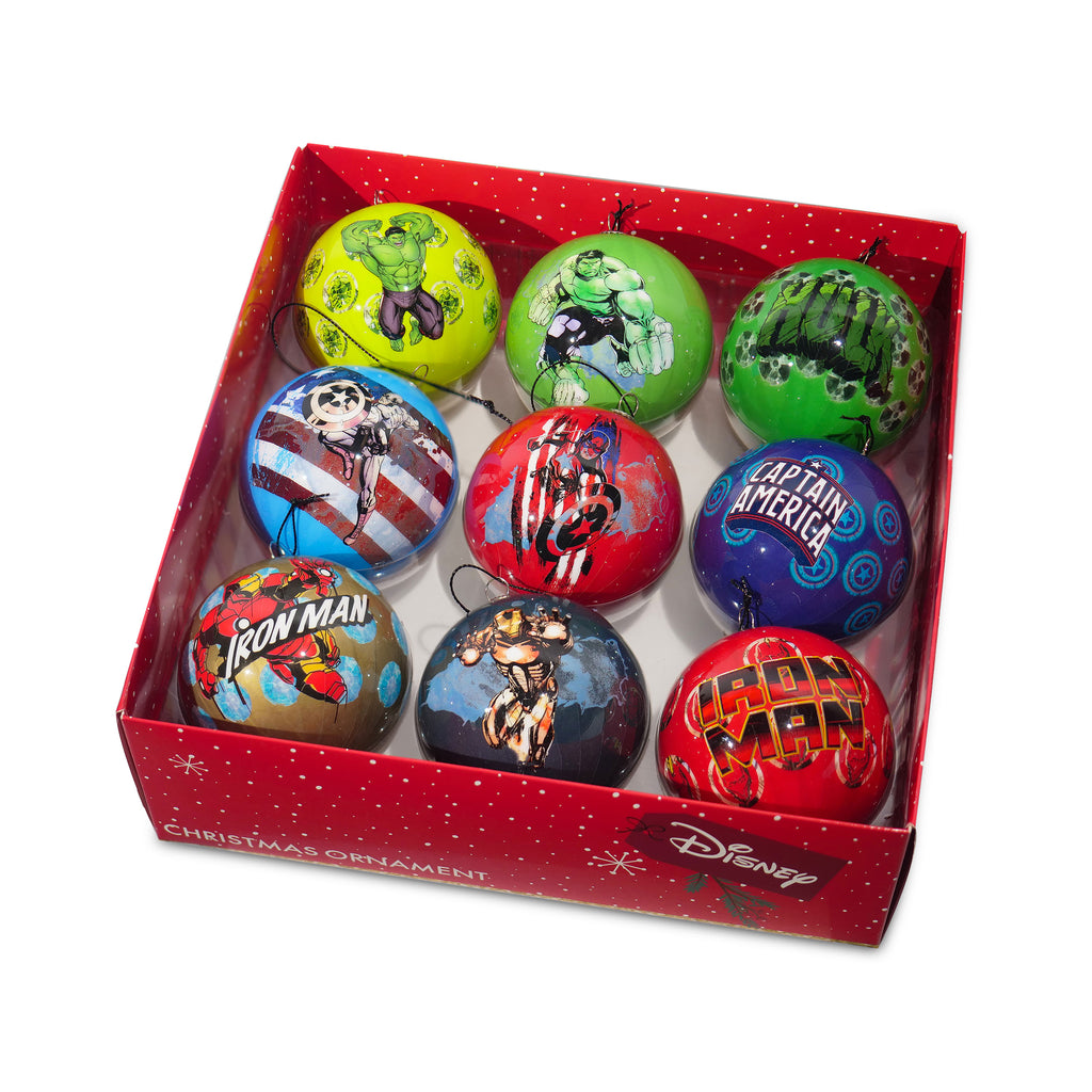 Produktbild Avengers - Heroes Weihnachtsbaumkugeln 9tlg