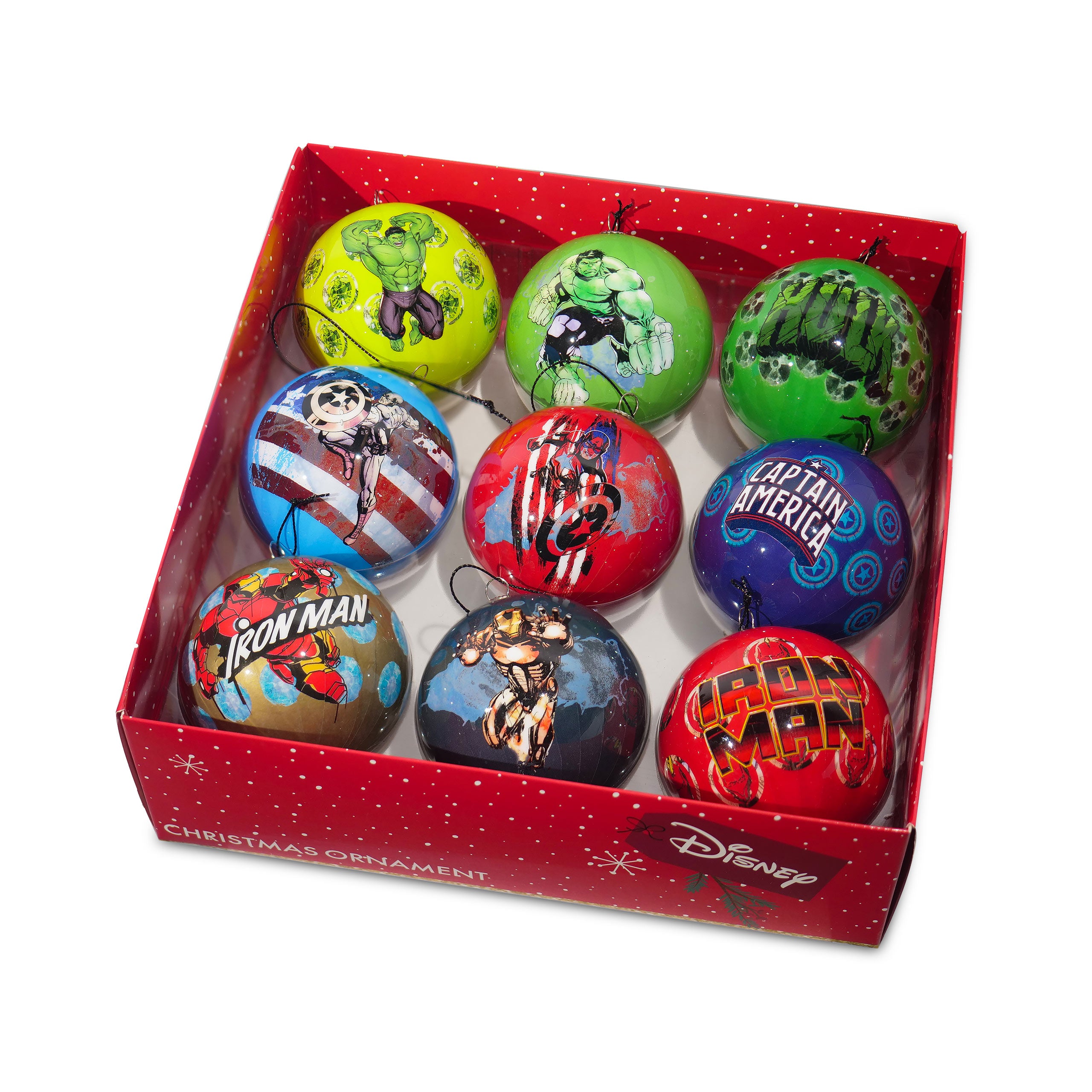 Produktbild Avengers - Heroes Weihnachtsbaumkugeln 9tlg