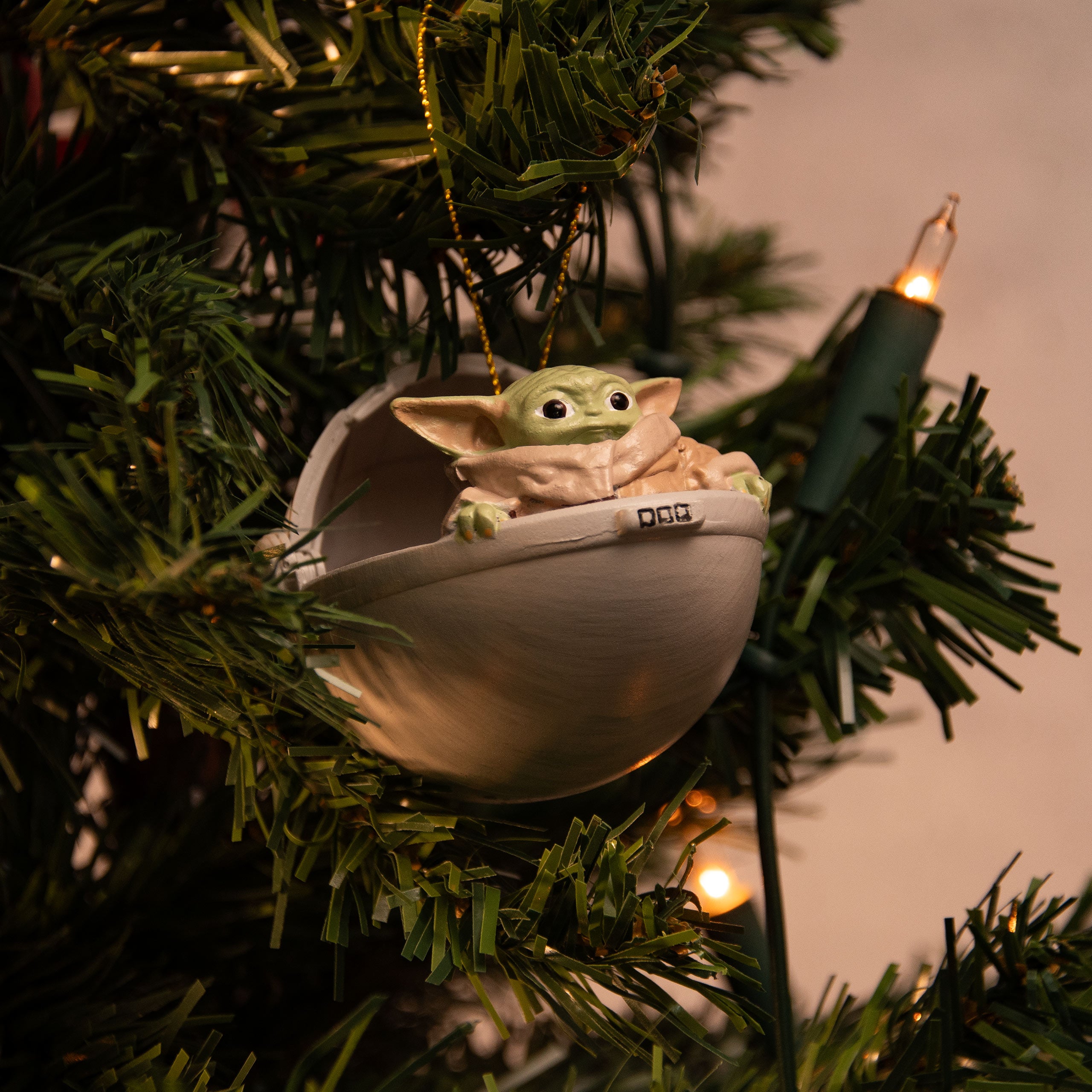 Produktbild Grogu im Kinderwagen Weihnachtsbaum-Schmuck - Star Wars The Mandalorian