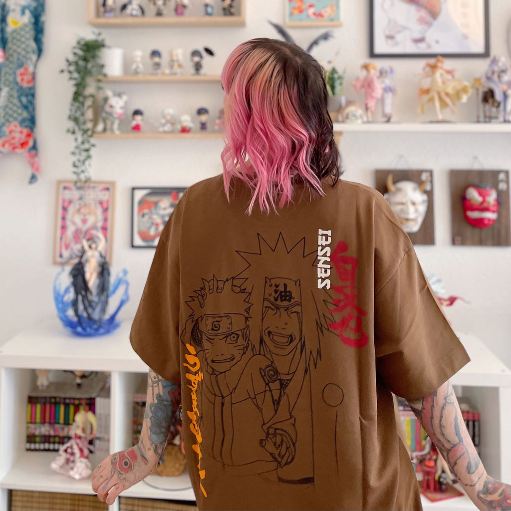 Produktbild Naruto - Jiraiya & Naruto Oversize Premium T-Shirt