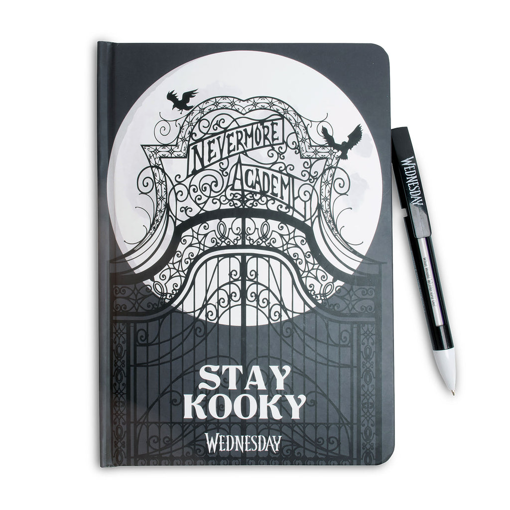 Produktbild Wednesday - Stay Kooky Notizbuch mit Kugelschreiber
