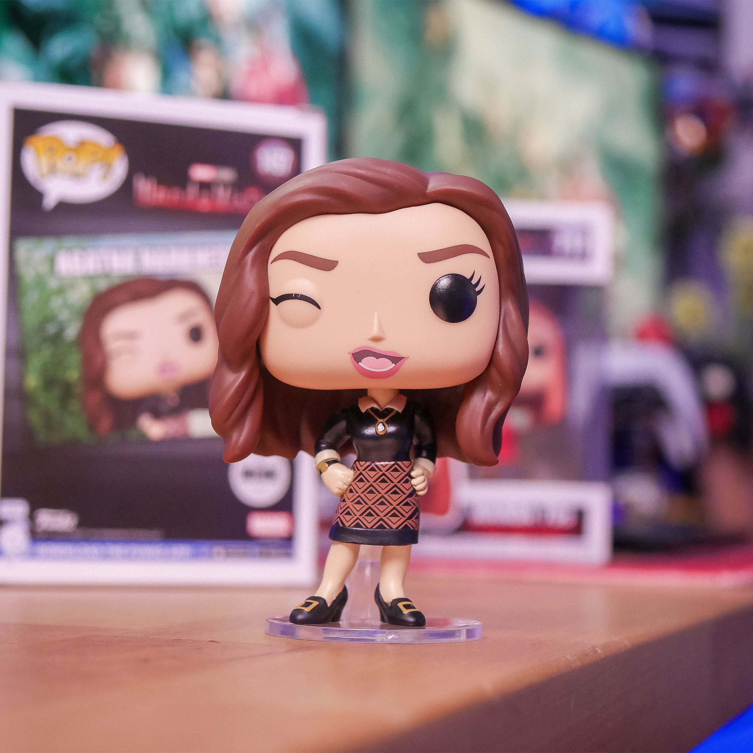Produktbild WandaVision - Agatha Harkness​ Funko Pop Meme Wackelkopf-Figur