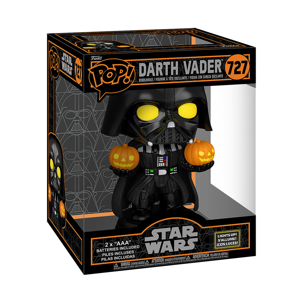 Produktbild Star Wars - Darth Vader Funko Pop Wackelkopf-Figur mit Licht