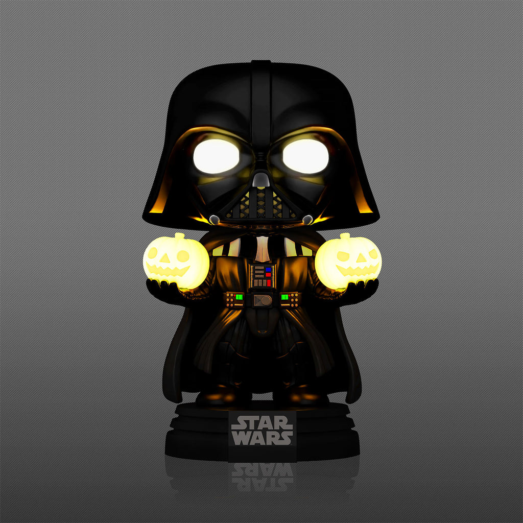 Produktbild Star Wars - Darth Vader Funko Pop Wackelkopf-Figur mit Licht