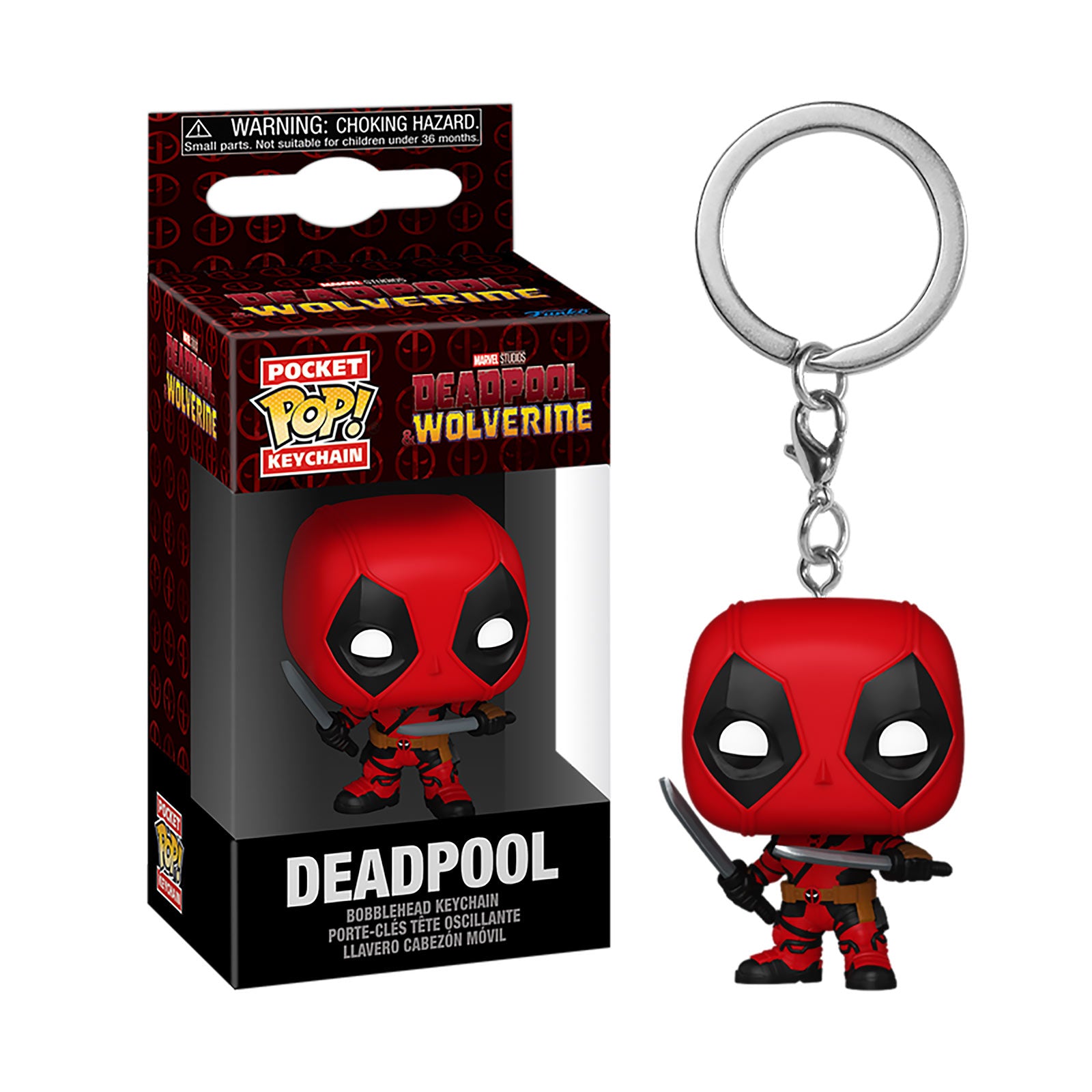 Produktbild Deadpool 3 - Funko Pop Schlüsselanhänger