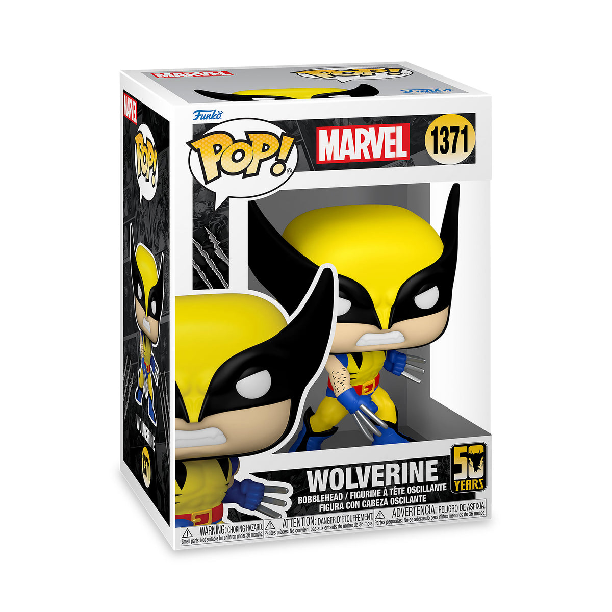 Produktbild X-Men - Wolverine 50 Years Funko Pop Wackelkopf-Figur