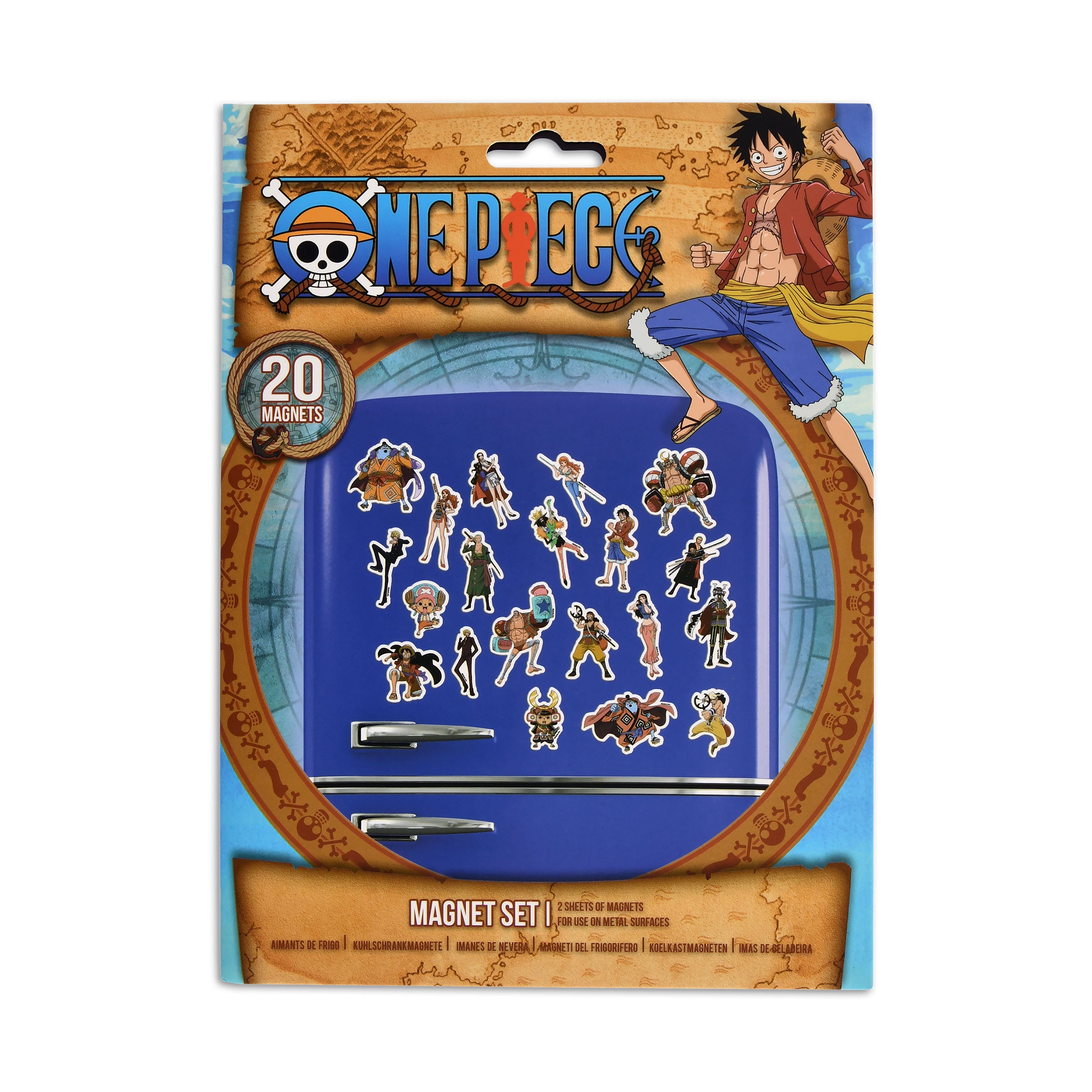 Produktbild One Piece - Strohhutbande Magnet-Set