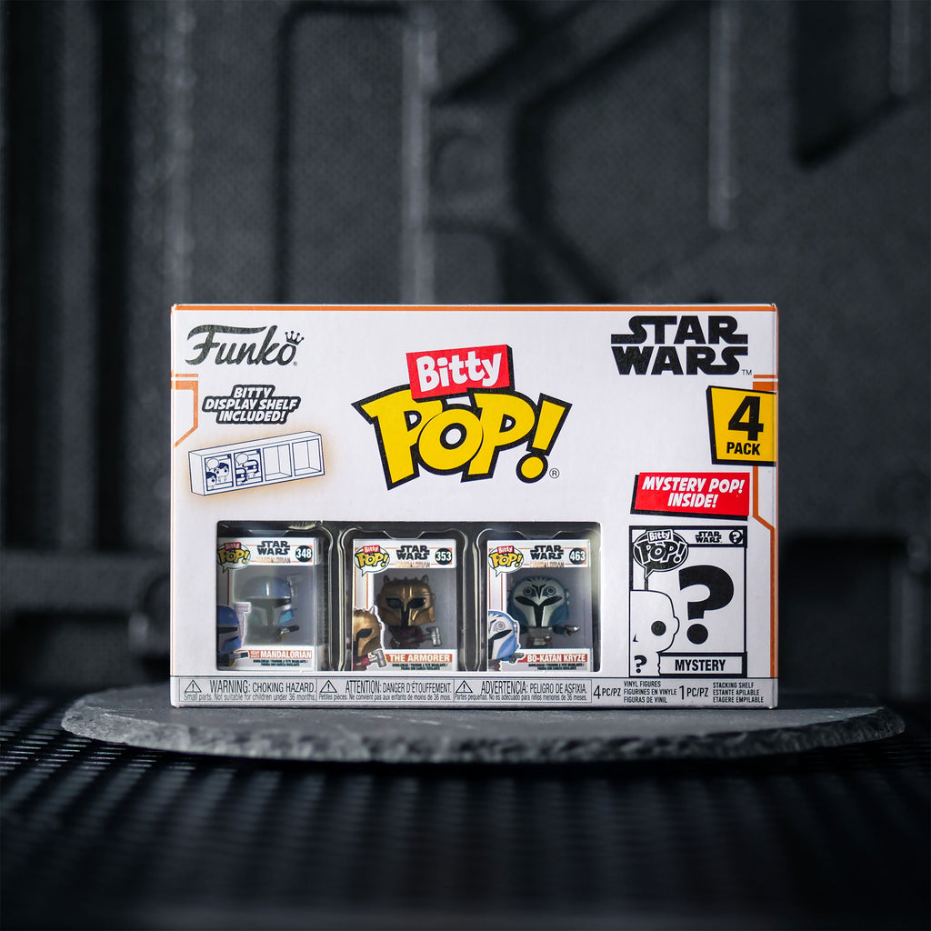 Produktbild Star Wars The Mandalorian - Funko Bitty Pop 4er Figuren Set Serie 1
