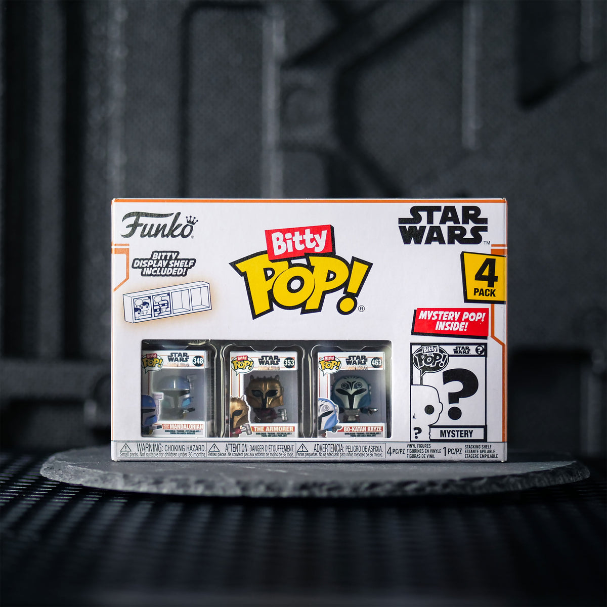 Produktbild Star Wars The Mandalorian - Funko Bitty Pop 4er Figuren Set Serie 1