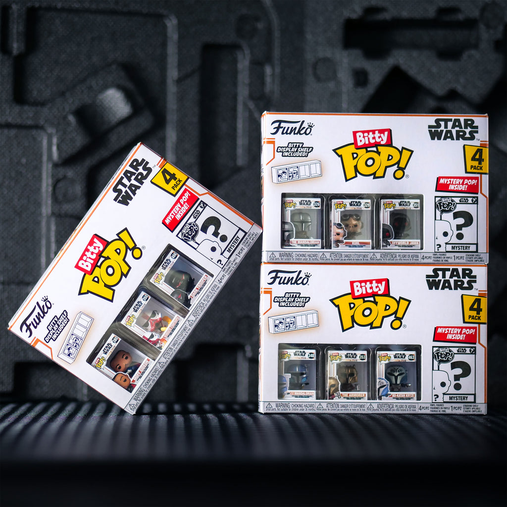 Produktbild Star Wars The Mandalorian - Funko Bitty Pop 4er Figuren Set Serie 4